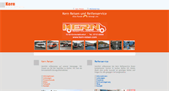 Desktop Screenshot of kern-reisen.com